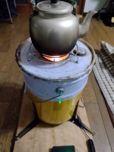 ウッドガスストーブ試作1号