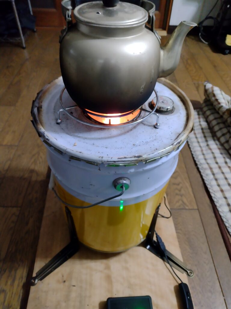 ウッドガスストーブ試作1号