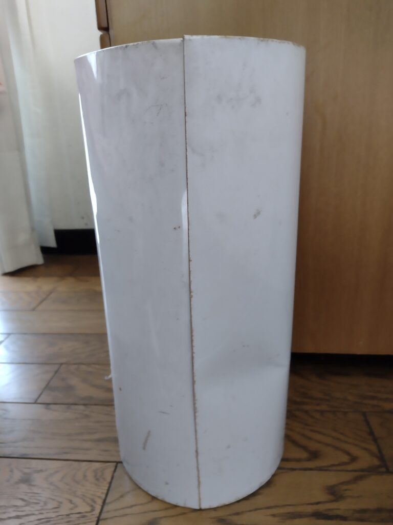 ウッドガスストーブに使う金属製ゴミ箱