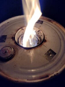 ウッドガスストーブ燃焼実験